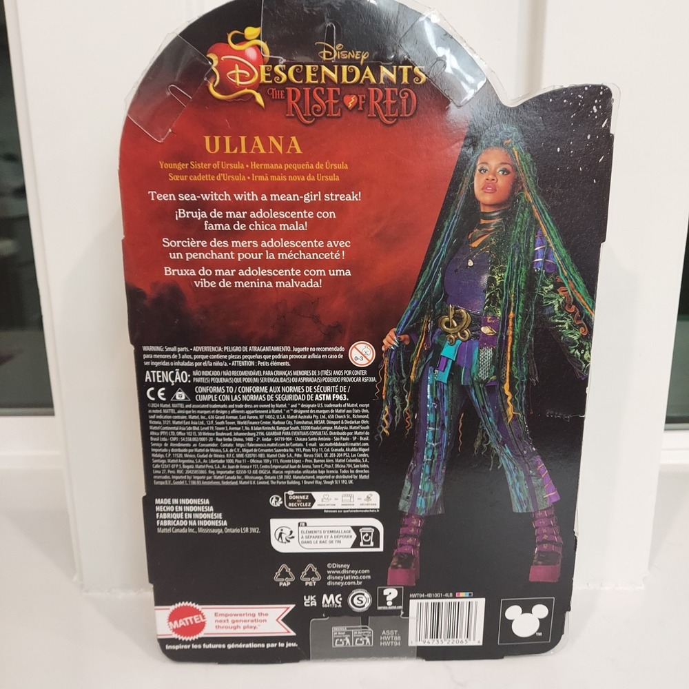 Descendants-The Rise Of Red - Uliana Doll- Disney - New In Box Mattel - Picture 4 of 9